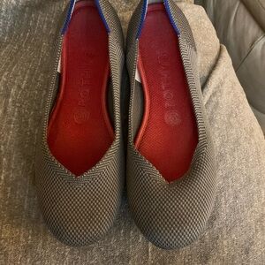 Rothys Gray Birdseye Flats 7